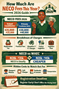 How Much Are NECO Fees This Year? (2026 Updated Guide for Nigerian Students)