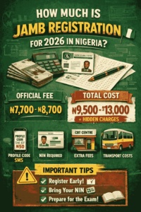How Much Is JAMB Registration for 2026 in Nigeria? (Full Breakdown + Hidden Costs Explained)