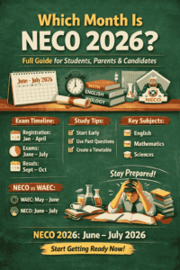 Which Month Is NECO 2026? Full Guide for Students, Parents, and Candidates