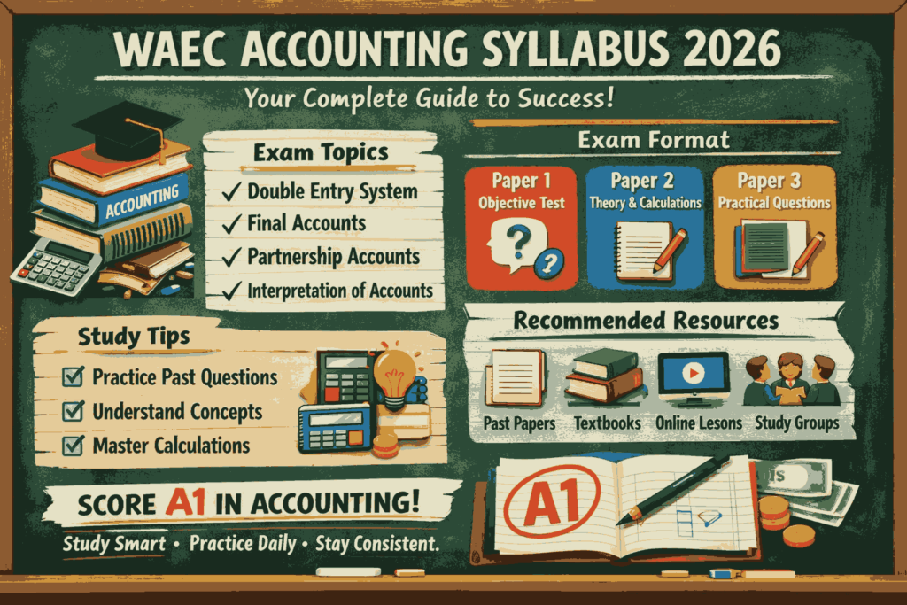 WAEC Syllabus for Accounting 2026: Complete Guide, Topics, Study Tips & Exam Strategy