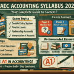 WAEC Syllabus for Accounting 2026: Complete Guide, Topics, Study Tips & Exam Strategy