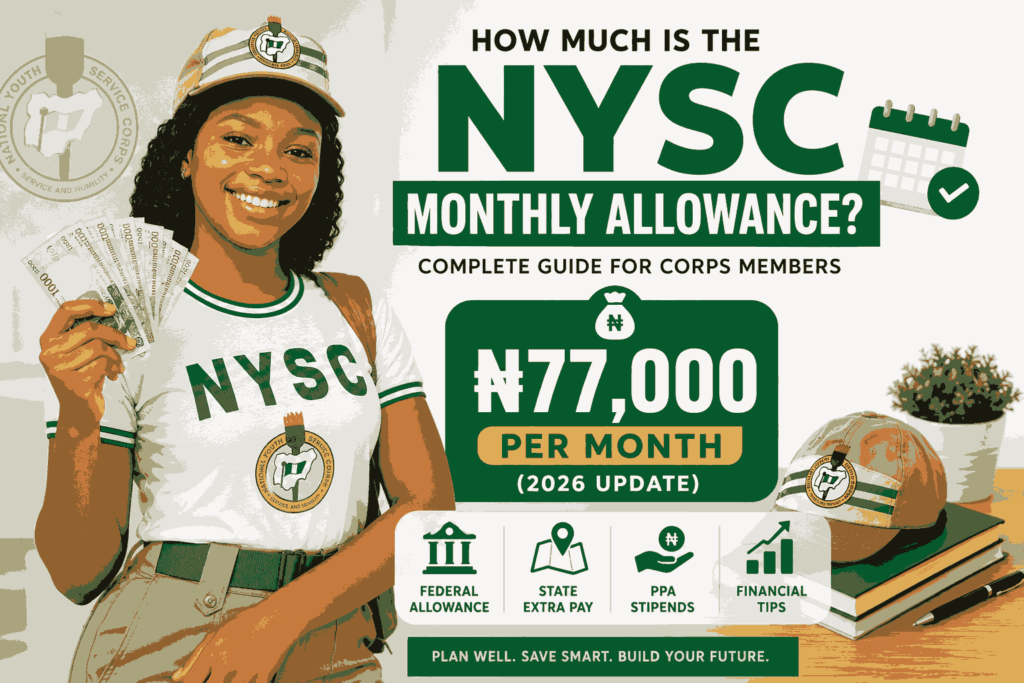 How Much Is the NYSC Monthly Allowance in Nigeria? (2026 Complete Guide)