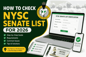 How to Check NYSC Senate List for 2026: Complete Step-by-Step Guide