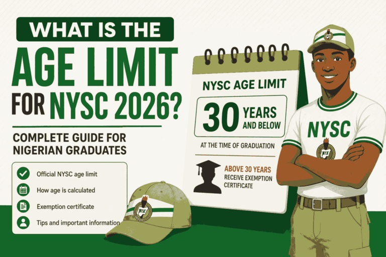 What Is the Age Limit for NYSC 2026? Complete Guide for Nigerian Graduates