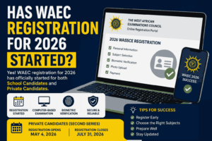 Has Waec Registration For 2026 Started