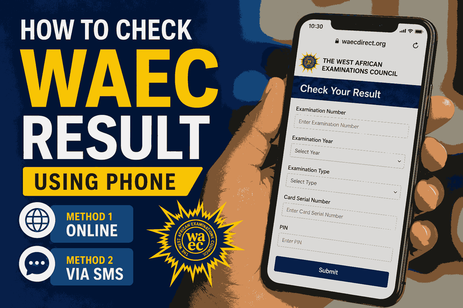 How To Check Waec Result Using Phone