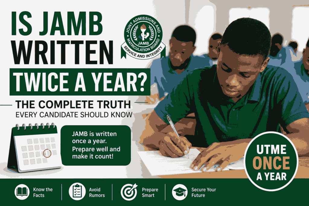 Is JAMB Written Twice a Year? The Complete Truth Every Candidate Should Know in 2026