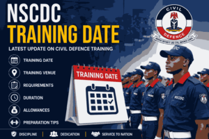 Nscdc Training Date 2026