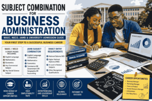 Subject Combination for Business Administration in Nigeria (2026 Guide): WAEC, NECO, JAMB Requirements and Admission Tips
