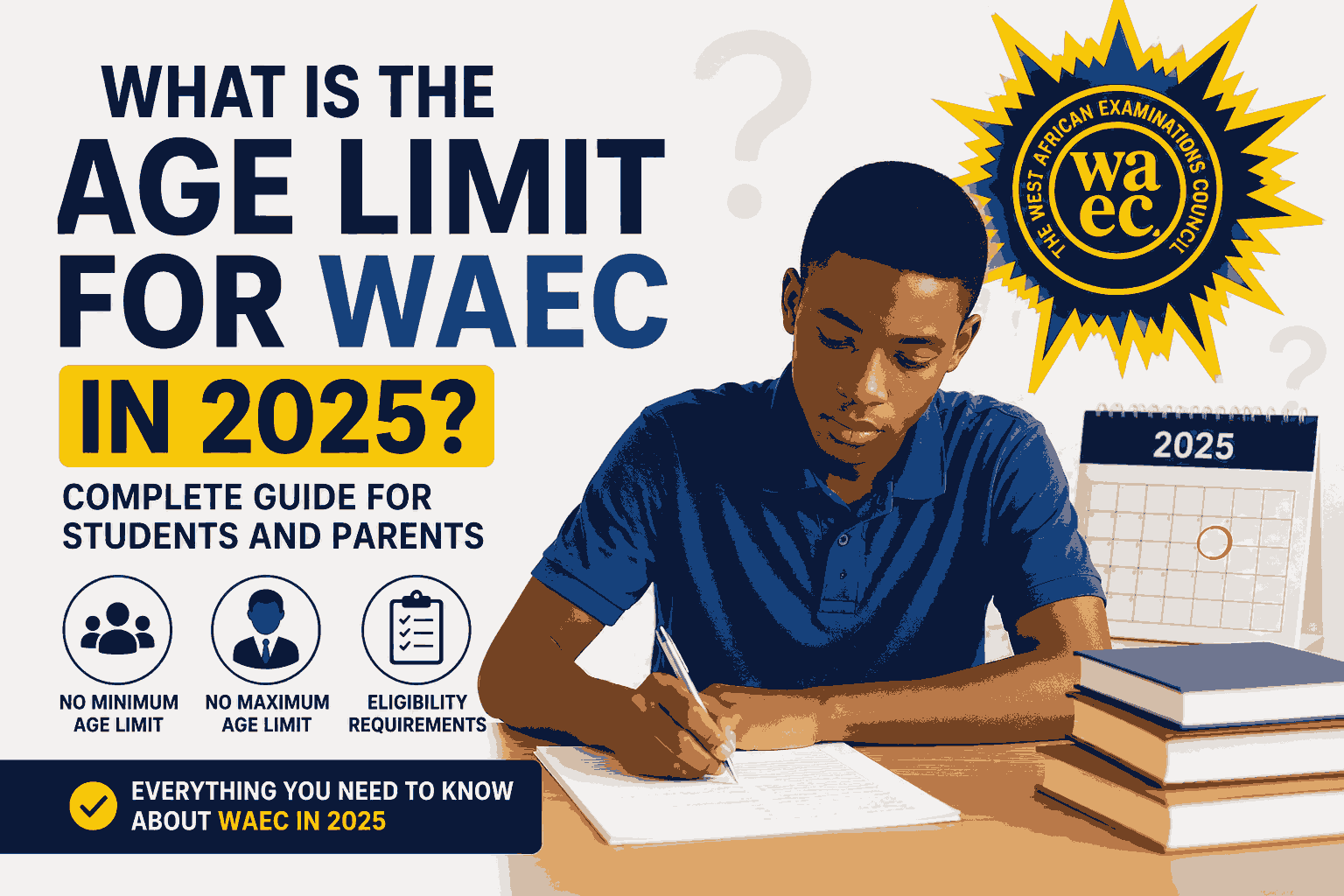 What Is The Age Limit For Waec In 2025