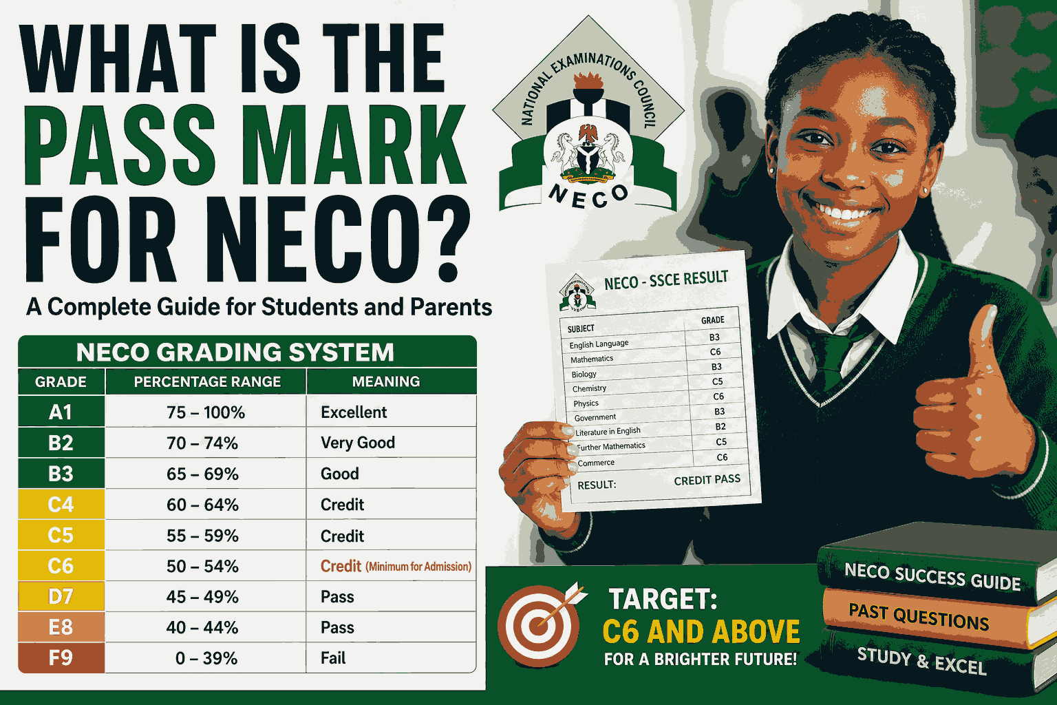 What Is The Pass Mark For Neco 2026