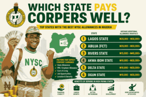 Which State Pays Corpers Well? Top States With the Best NYSC Allowances in Nigeria